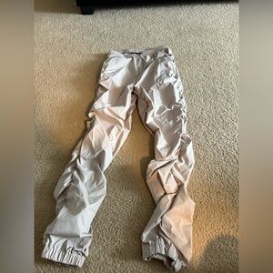 SHEIN Cream Elastic Waist Pants